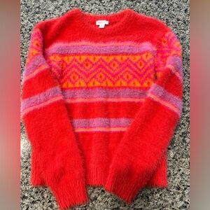 EUC Girls’ holiday sweater.  Size Large.